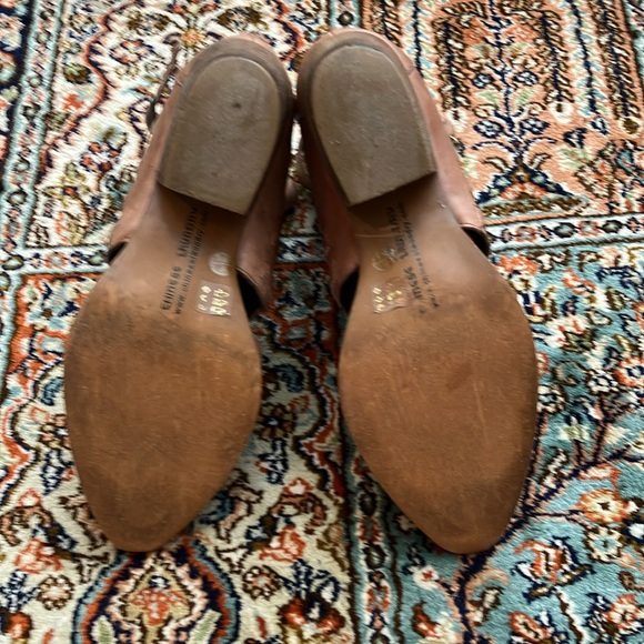 Size 6 Chinese laundry indigo girl leather cognac boot with zip back - Picture 8 of 11